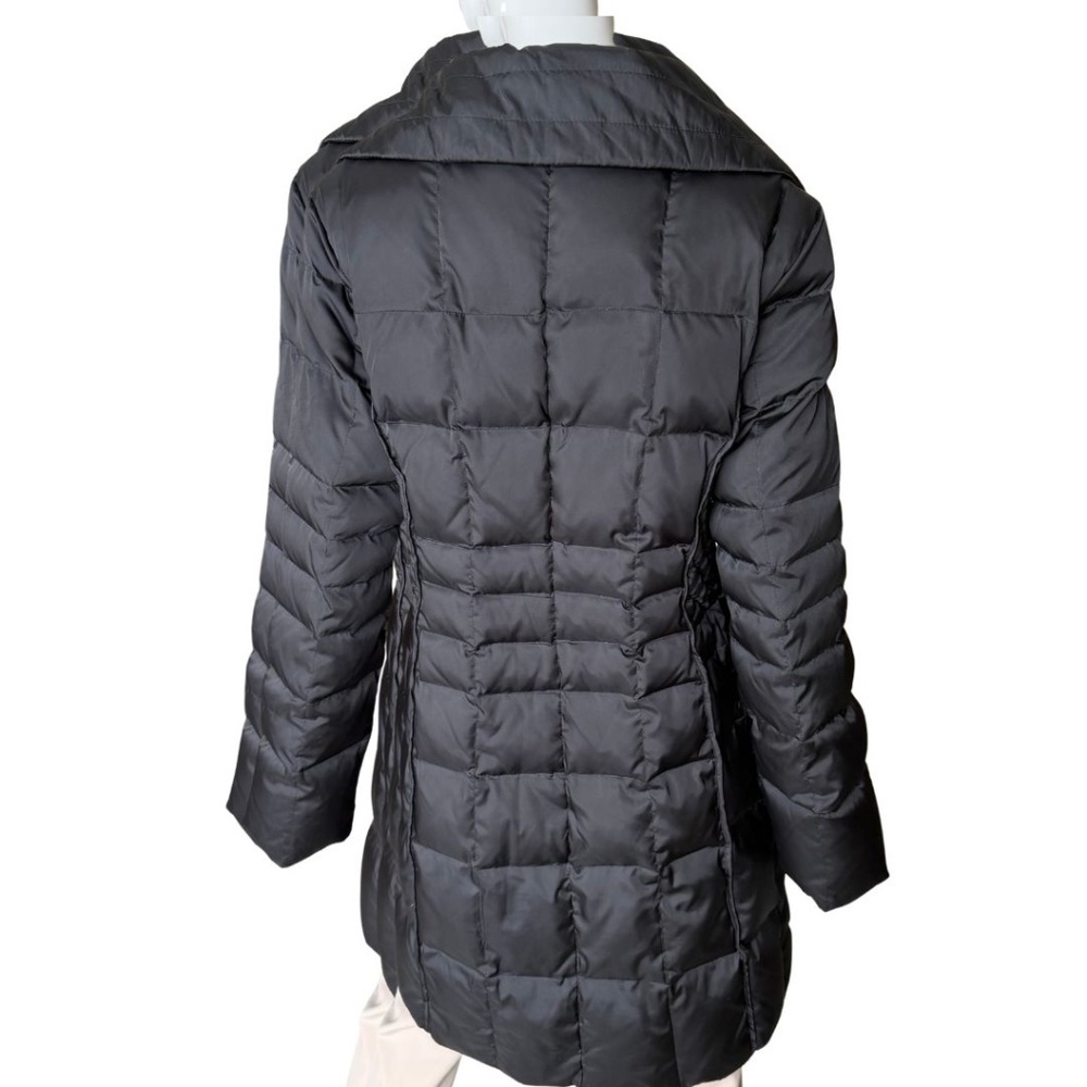 Laundry By Shelli Segal Black Puffer Coat Size Large - Picture 6 of 7